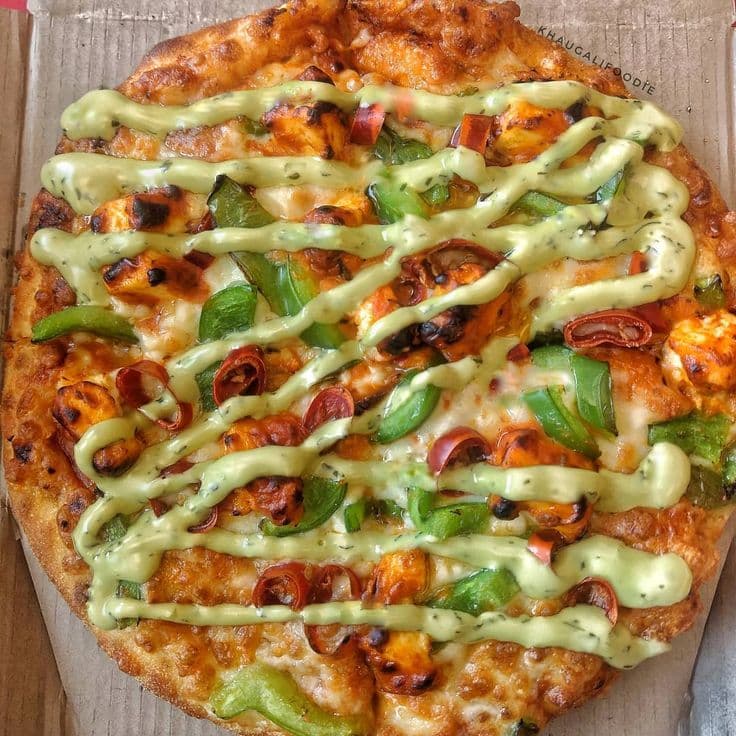 Indi Tandoori Pizza + Double Cheese